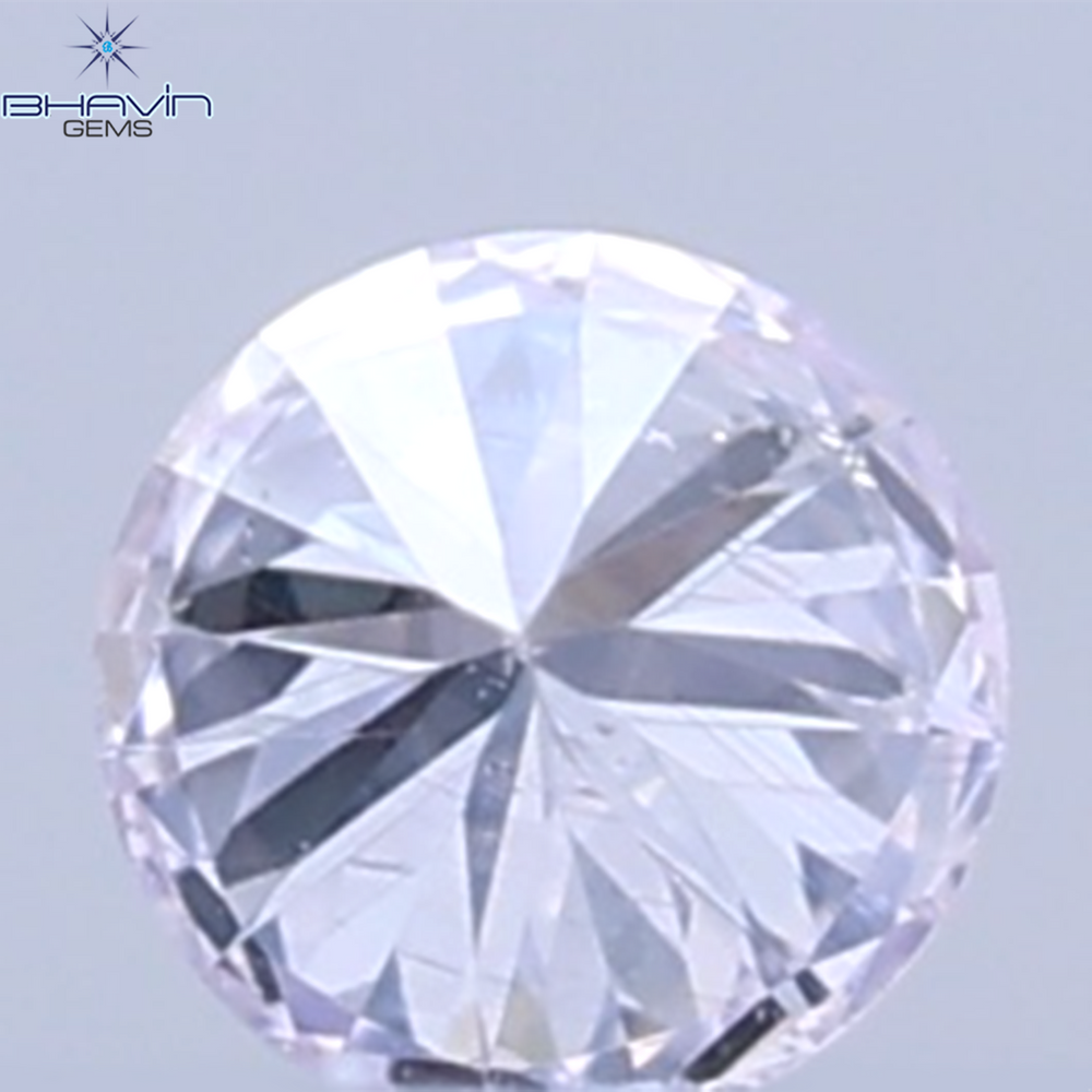 0.03 CT Natural Round Diamond Pink Color Clarity VS (1.90 MM)