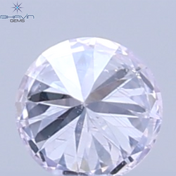 0.03 CT Natural Round Diamond Pink Color Clarity VS (1.90 MM)