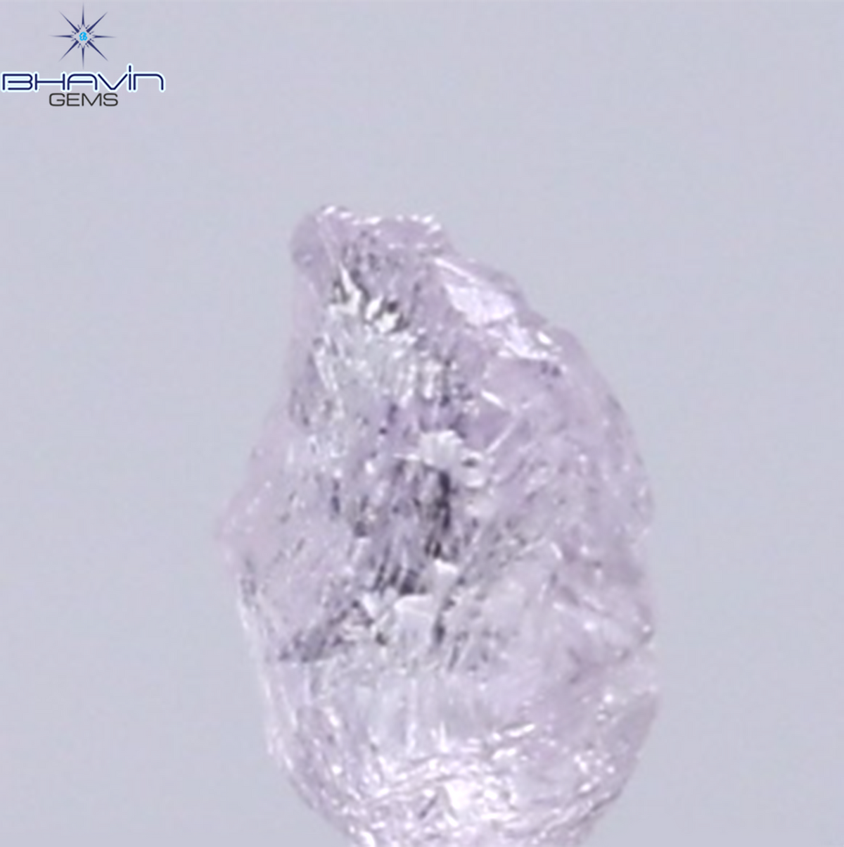 0.13 CT Natural Rough Diamond Pink Color Clarity VS (3.98 MM)