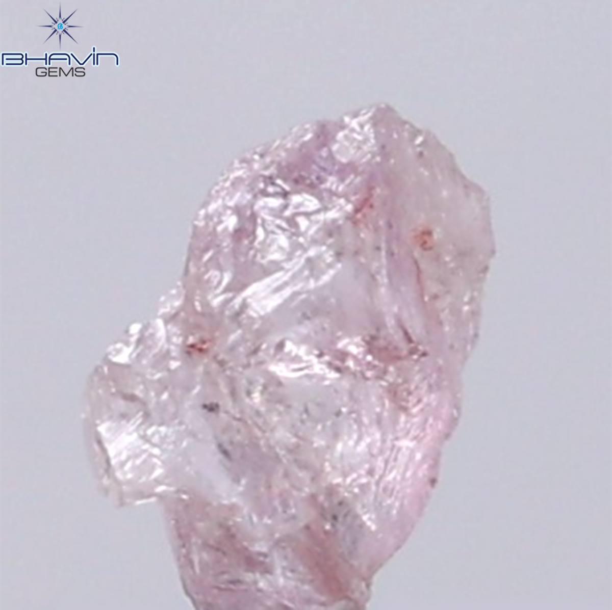 0.31 CT Natural Rough Diamond Pink Color Clarity SI (4.84 MM)