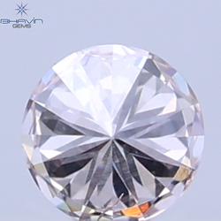 0.05 CT Natural Round Diamond Pink Color Clarity VS (2.3 MM)