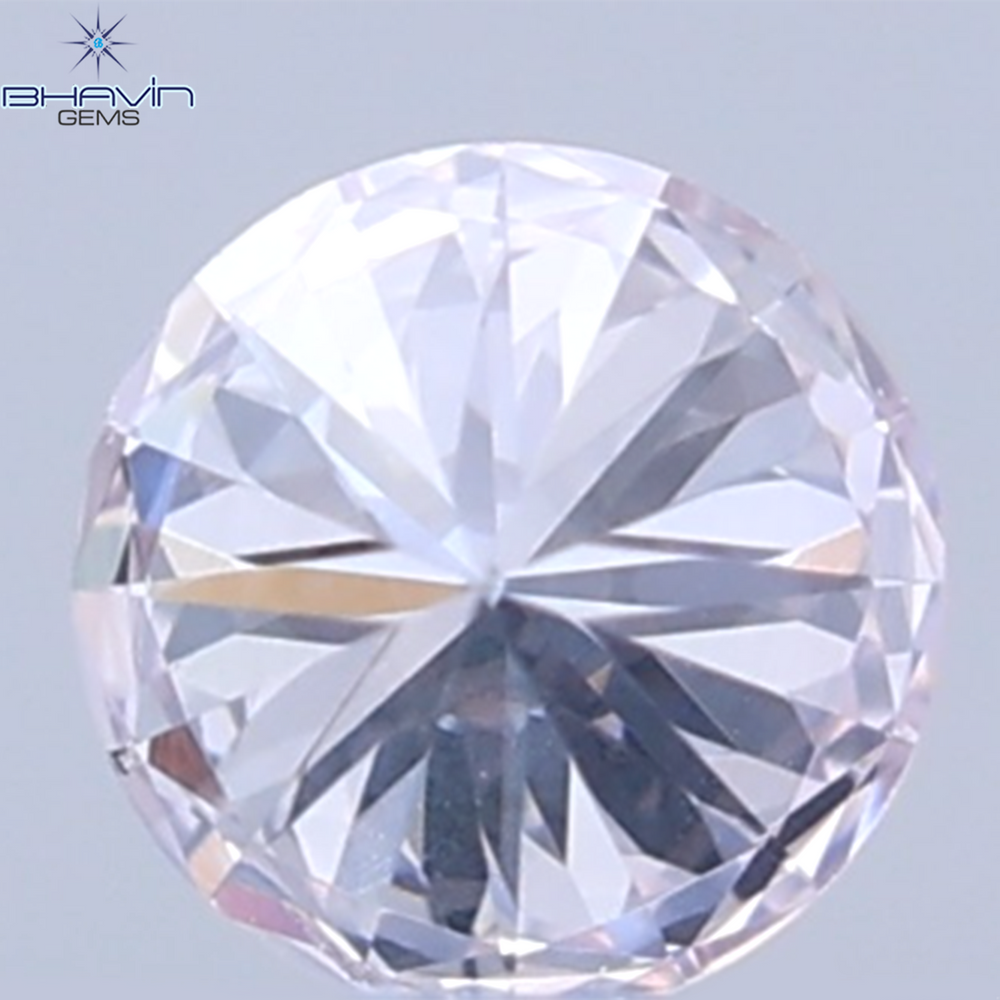 0.06 CT Natural Round Diamond Pink Color Clarity VS1 (2.40 MM)