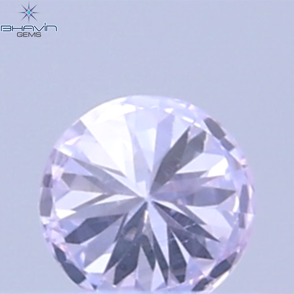 0.03 CT Natural Round Diamond Pink Color Clarity VS2 (1.9 MM)