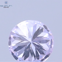 0.03 CT Natural Round Diamond Pink Color Clarity VS2 (1.9 MM)