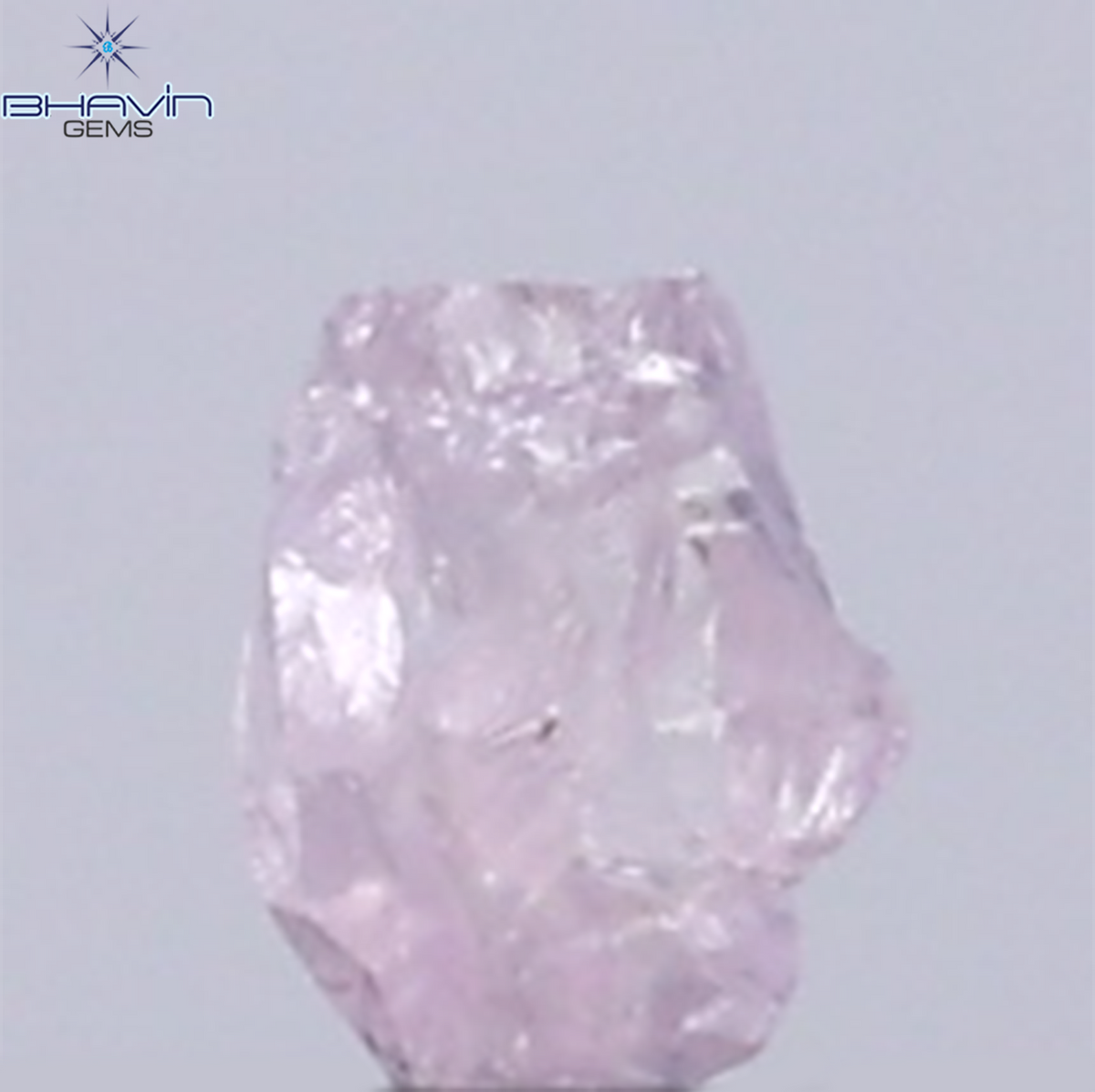 0.08 CT Natural Rough Diamond Pink Color Clarity VS (2.91 MM)