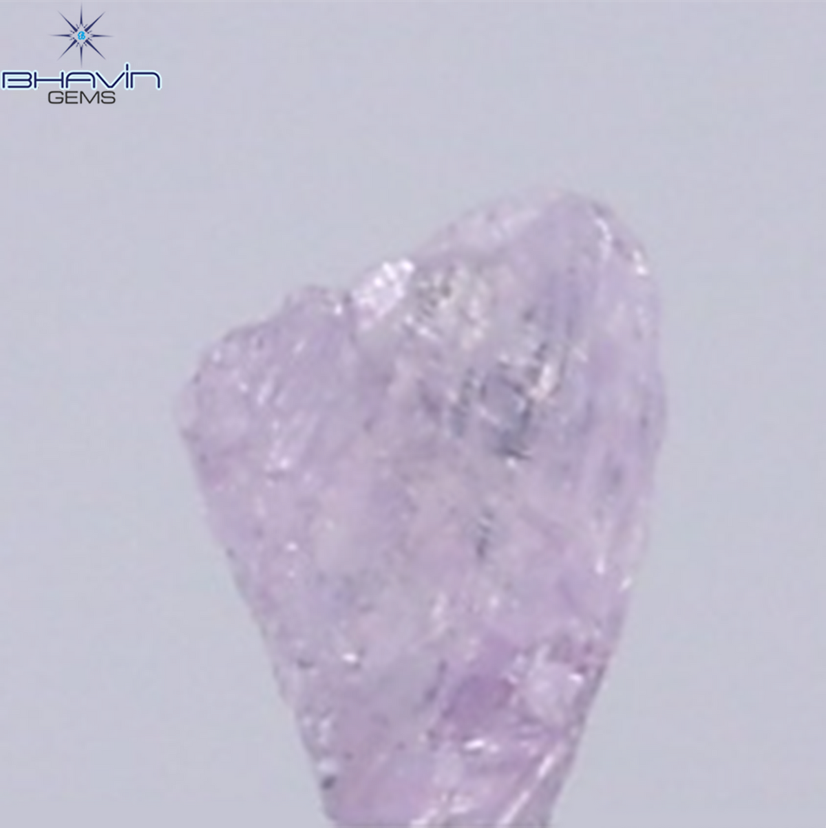 0.07 CT Natural Rough Diamond Pink Color Clarity VS (2.92 MM)