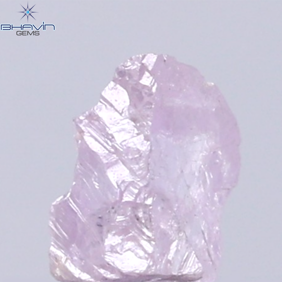 0.43 CT Natural Rough Diamond Pink Color Clarity I1 (4.76 MM)