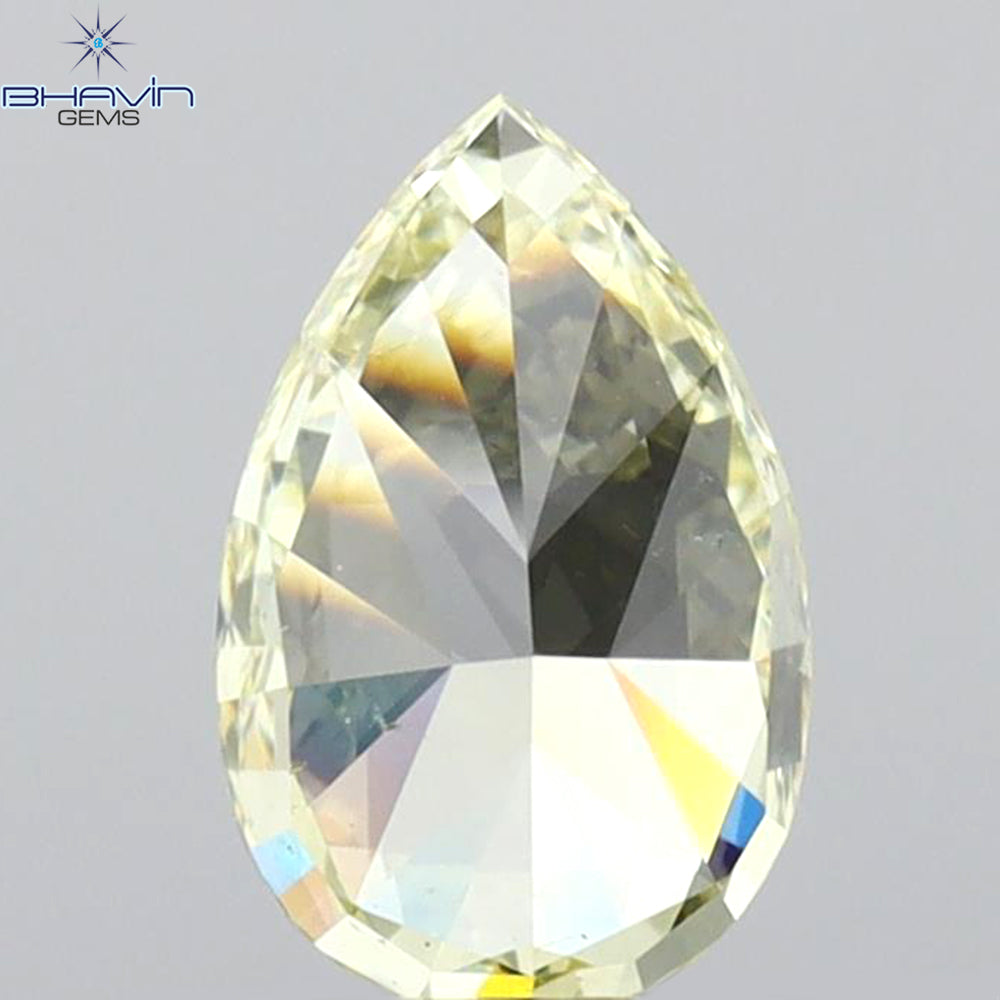 GIA認定 1.27 CT クッションダイヤモンド イエローカラー 天然ダイヤモンド VS1 クラリティ (5.97 MM)