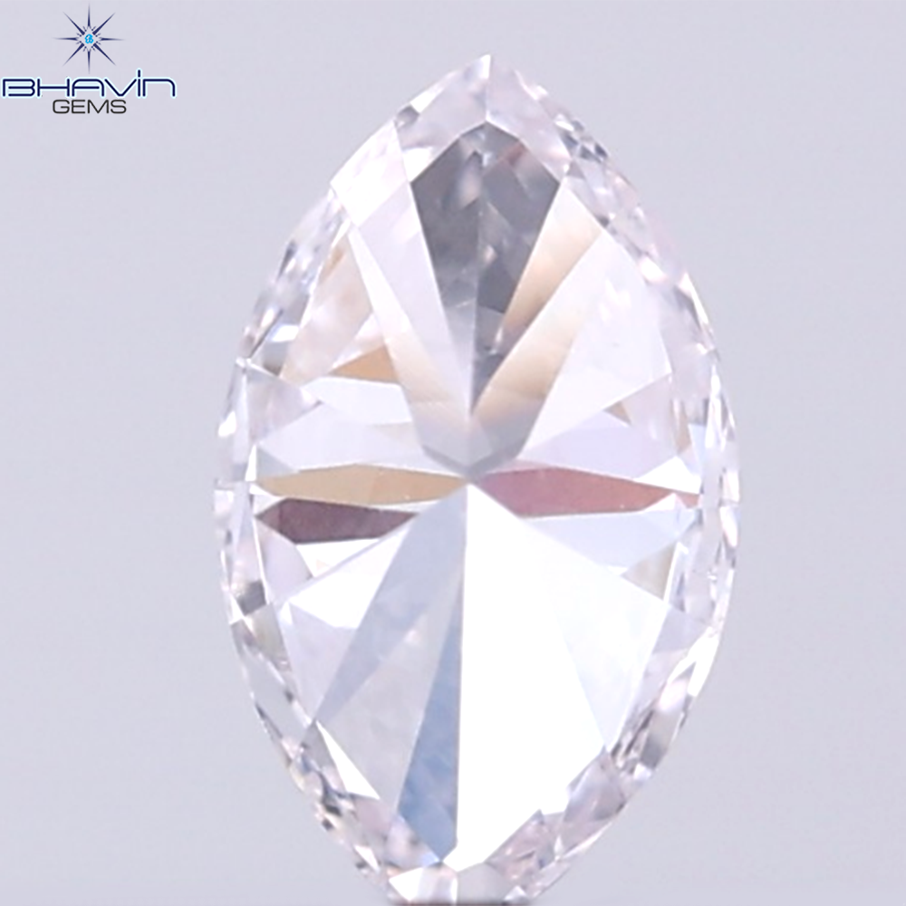 GIA Certified 0.27 CT Marquise Diamond Pink Color Natural Loose Diamond VS1 Clarity (6.02 MM)