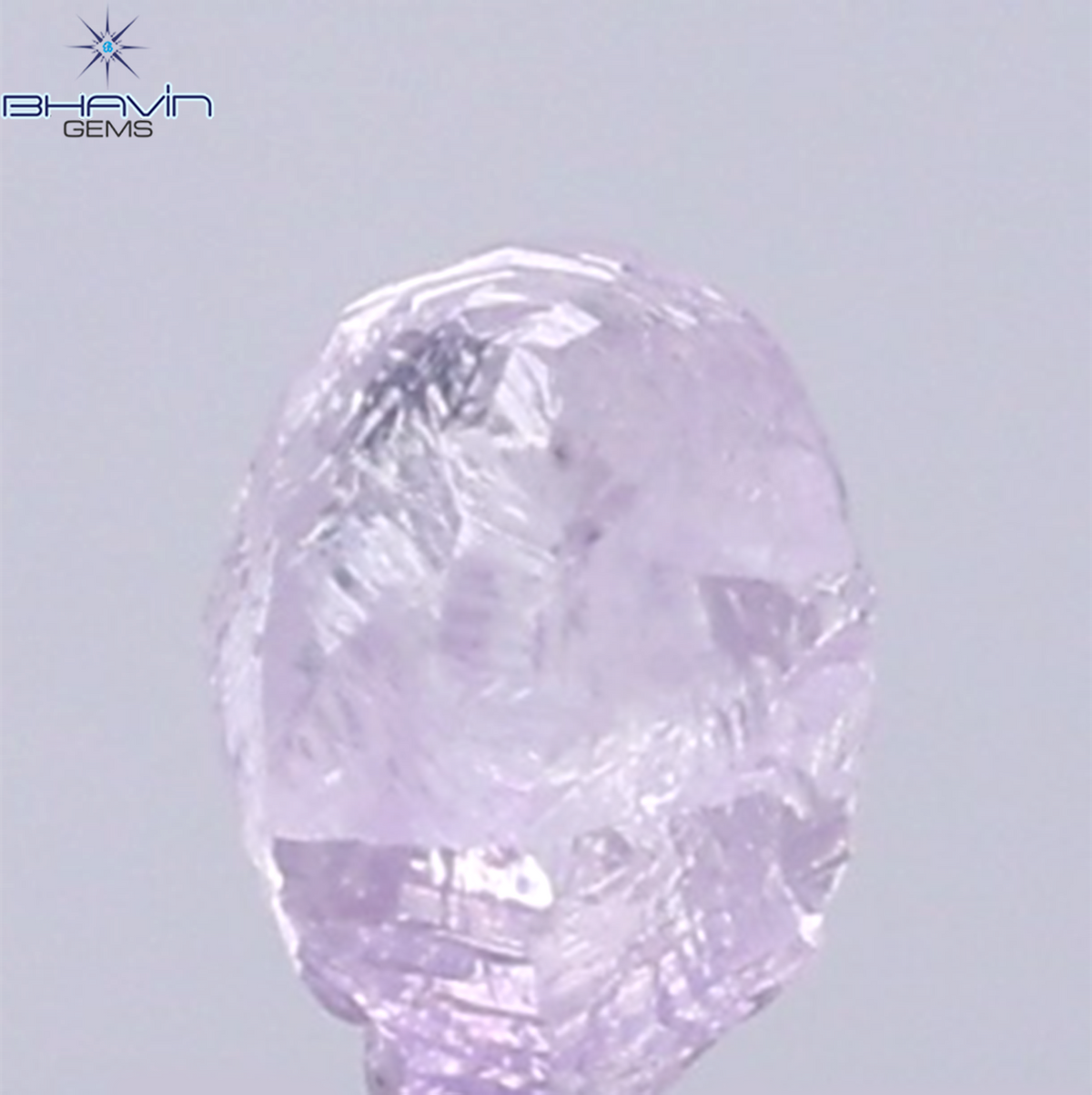 0.28 CT Natural Rough Diamond Pink Color Clarity VS (4.00 MM)