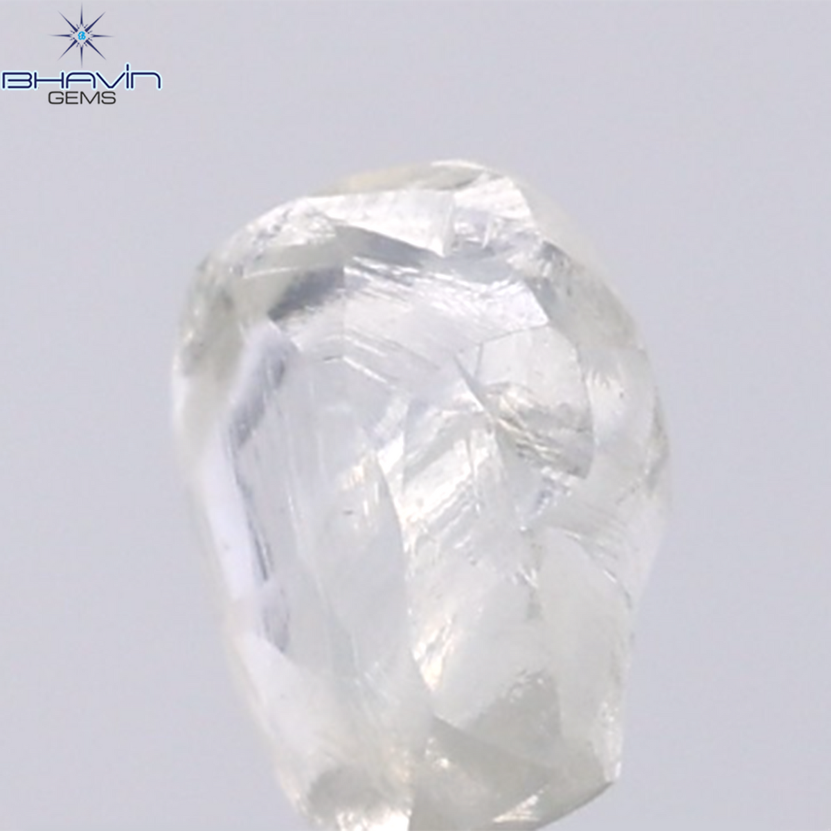 1.01 CT Natural Rough Diamond White Color Clarity VS (6.46 MM)