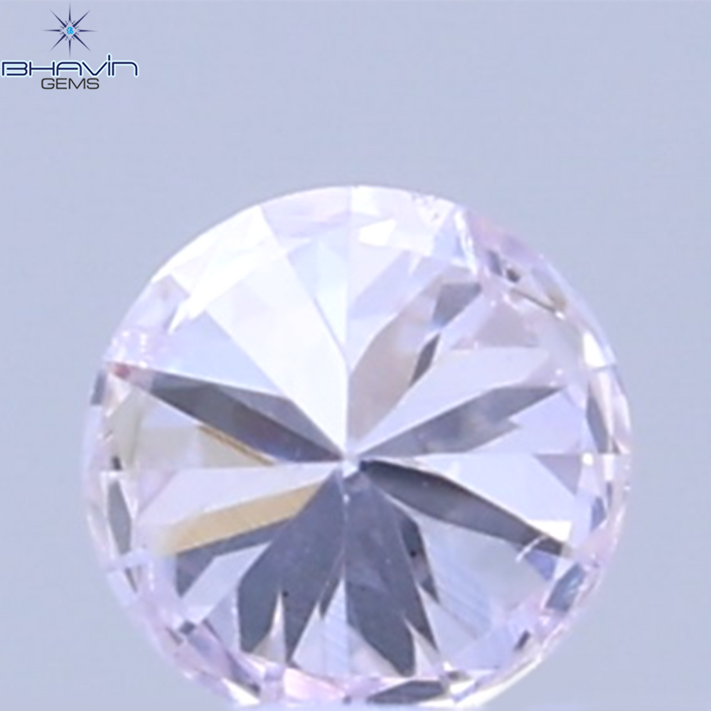 0.03 CT Natural Round Diamond Pink Color Clarity VS (1.9 MM)