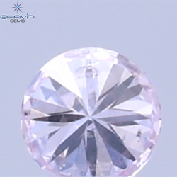 0.02 CT Natural Round Diamond Pink Color Clarity SI (1.6 MM)