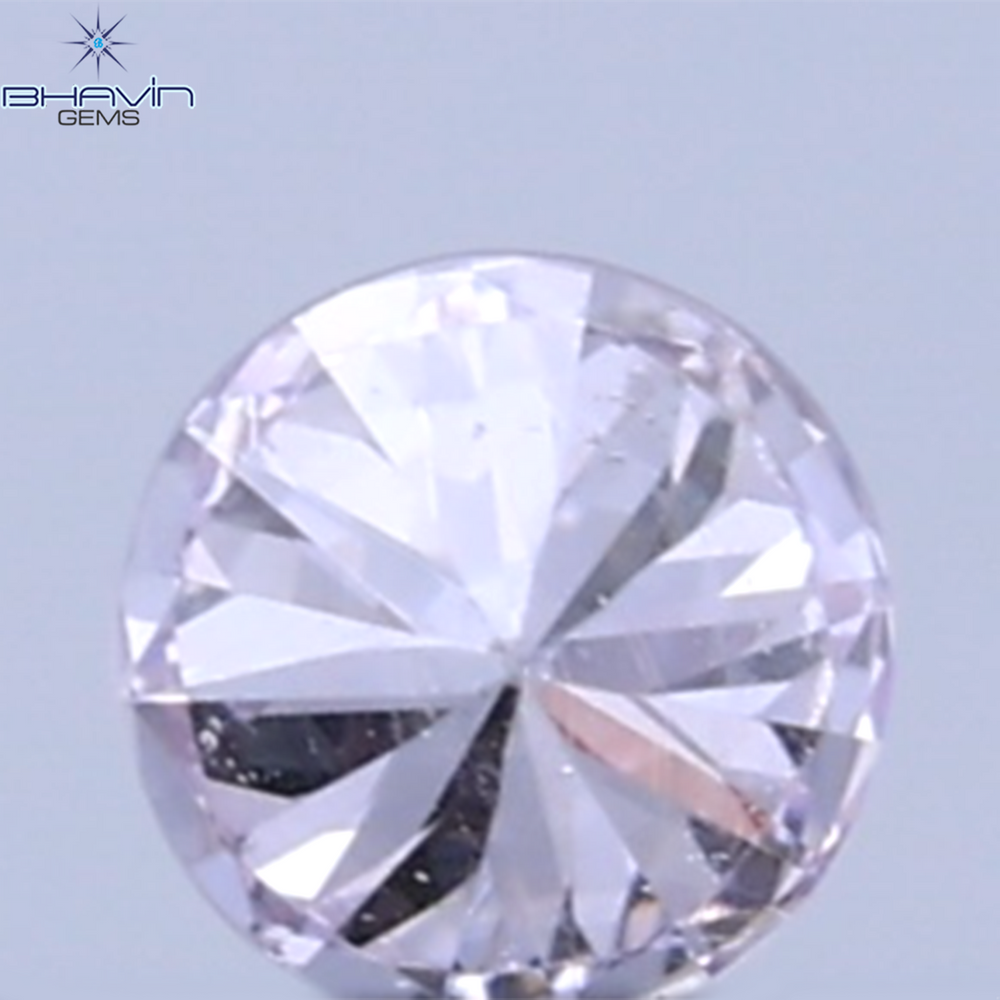 0.03 CT Natural Round Diamond Pink Color Clarity VS2 (1.90 MM)