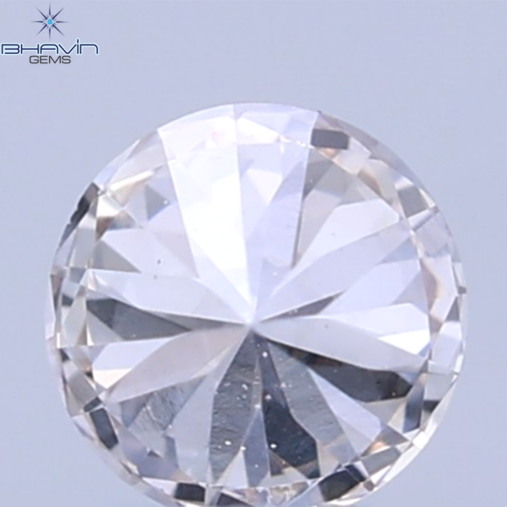 0.09 CT Natural Round Diamond Pink Color Clarity VS2 (2.80 MM)
