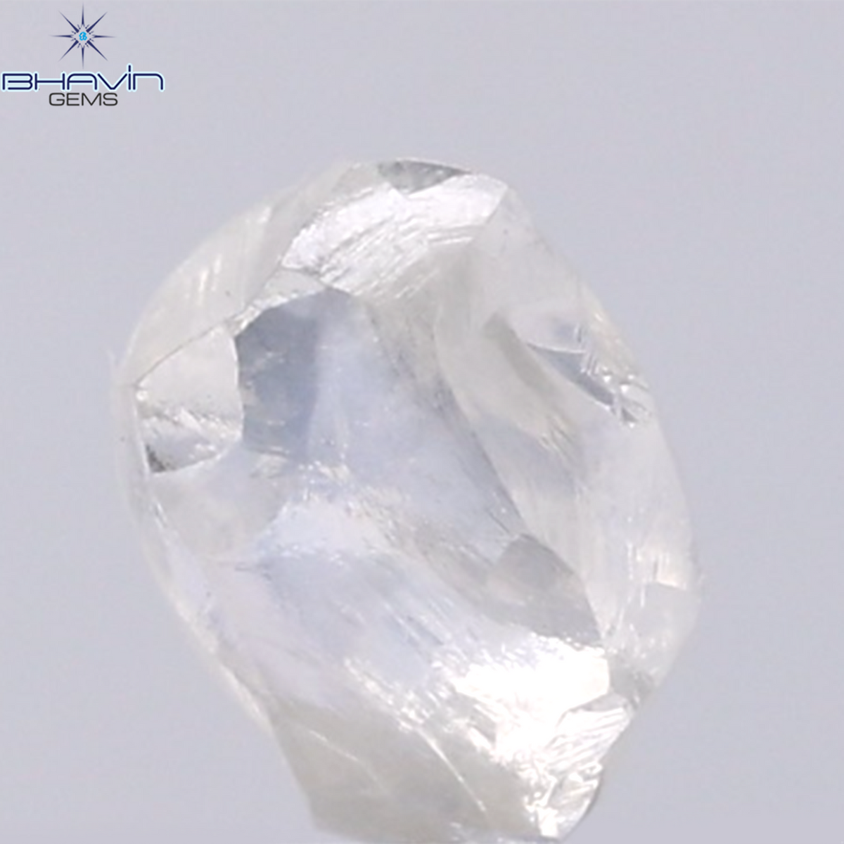 1.42 CT Natural Rough Diamond White Color Clarity VS (6.99 MM)