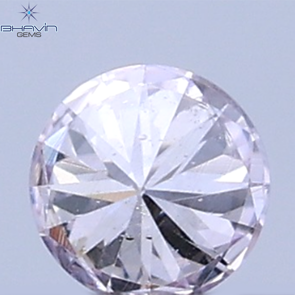 0.03 CT Natural Round Diamond Pink Color Clarity VS2 (1.90 MM)