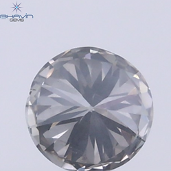 0.19 CT Natural Round Diamond Grey Color Clarity SI2 (3.71 MM)