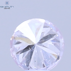 0.03 CT Natural Round Diamond Pink Color Clarity SI (1.9 MM)