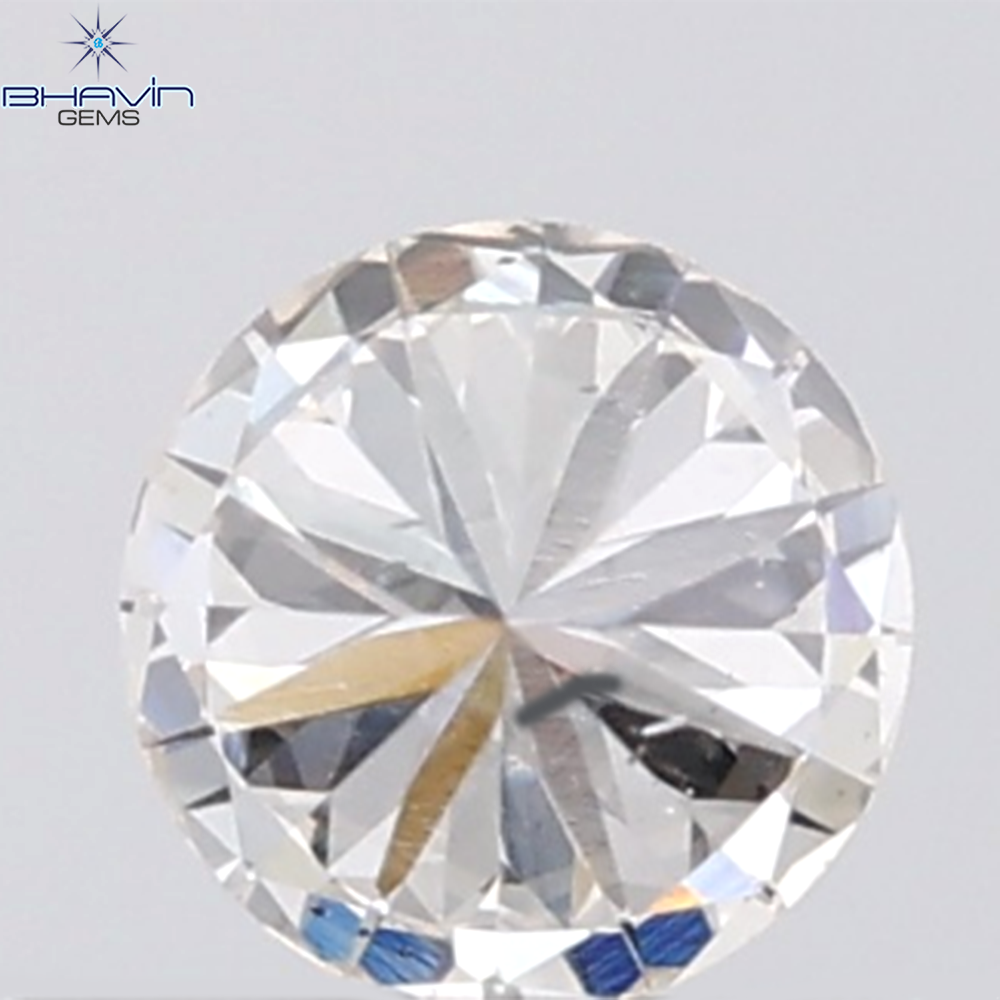 0.18 CT ラウンド ローズ カット シェイプ 天然ダイヤモンド ピンク色 I2 クラリティ (3.86 MM)