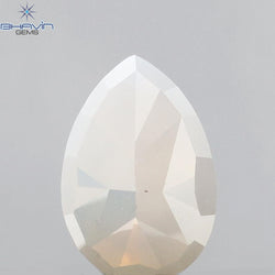 1.09 CT Pear Shape Natural Diamond White Fancy Color VS2 Clarity (7.52 MM)