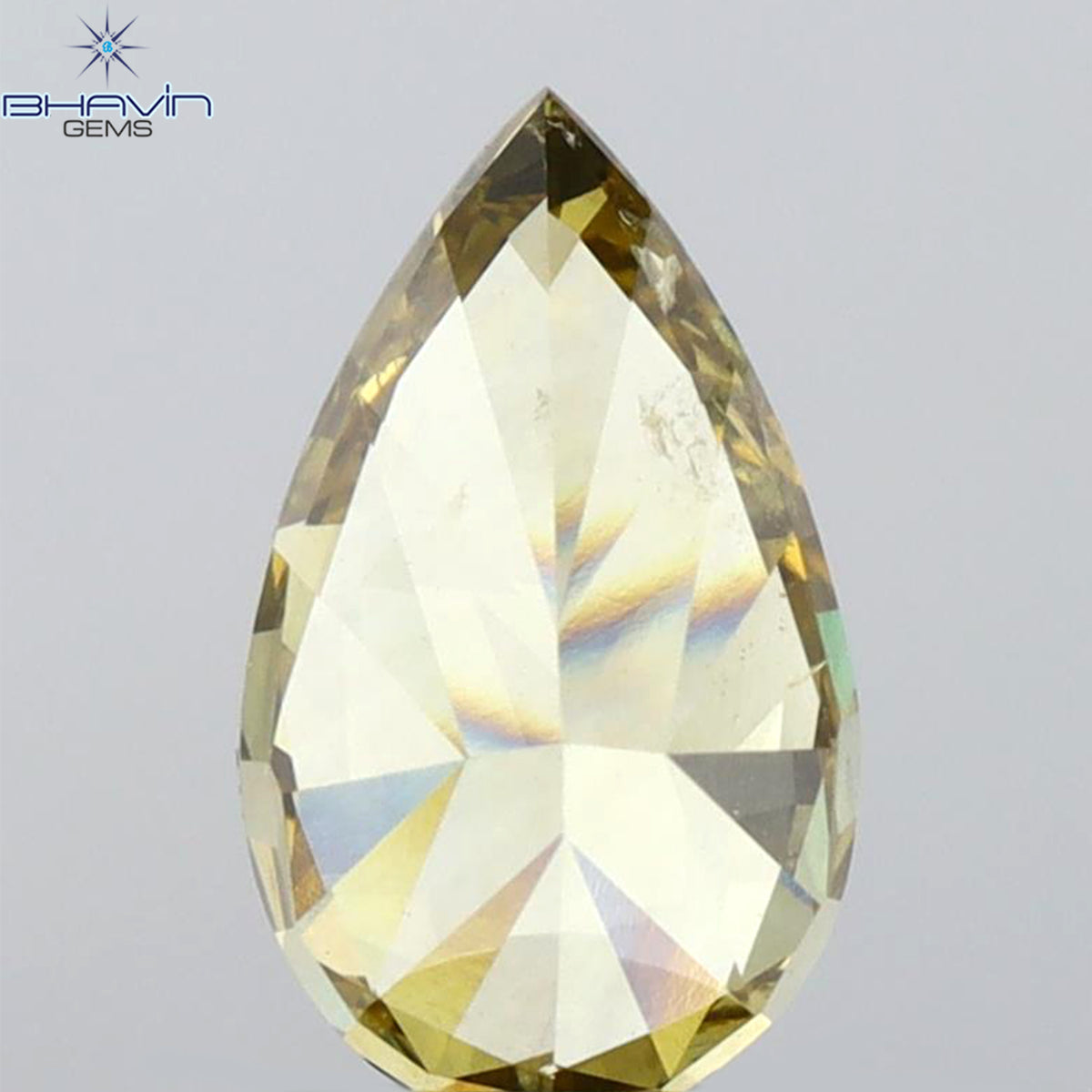 0.19 CT ラディアント シェイプ ナチュラル ダイヤモンド イエロー カラー VS1 クラリティ (3.95 MM)