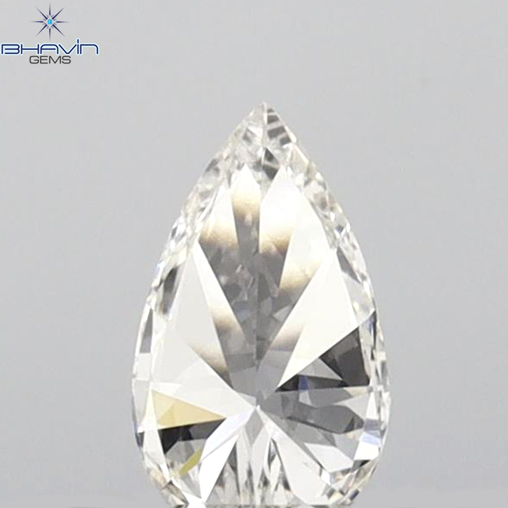 0.27 CT Pear Diamond Enhanced White Color VS1 Clarity (5.82 MM)