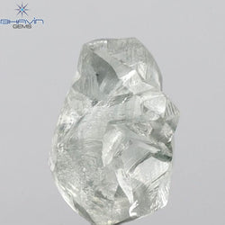 3.17 CT Rough Shape Natural Loose Diamond Bluish Green (M) Color VS2 Clarity (10.10 MM) (Copy)