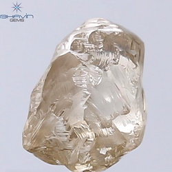 2.32 CT Rough Shape Natural Diamond Brown Color VS2 Clarity (8.40 MM)