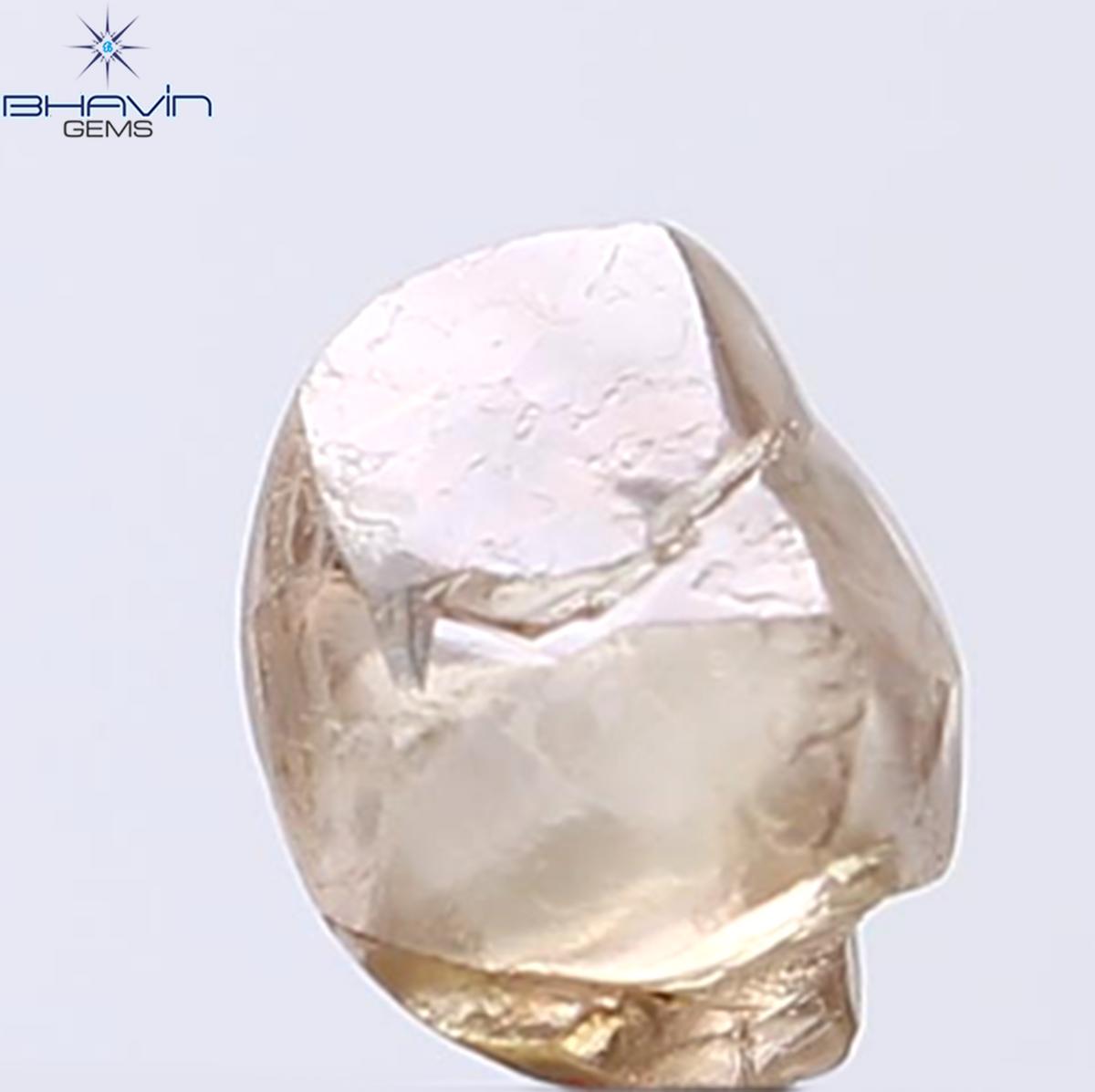 2.04 CT Natural Rough Diamond Brown Color Clarity VS (7.38 MM)