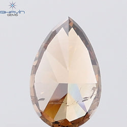 1.01 CT Pear Diamond Natural Brown Color SI2 Clarity (7.92 MM)
