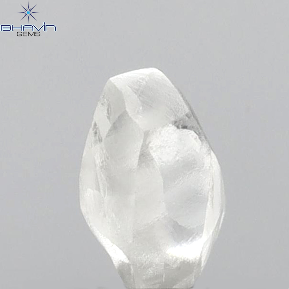 0.45 CT Rough Shape Natural Diamond White Color VS1 Clarity (5.20 MM)
