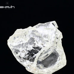 1.54 CT Rough Shape Natural Diamond White Yellow Color VS2 Clarity (9.28 MM)