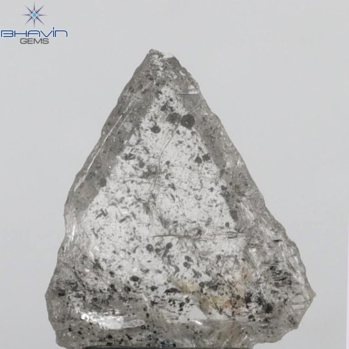 0.49 CT ラフシェイプ ナチュラル ダイヤモンド ピンク色 I3 クラリティ (4.90 MM)