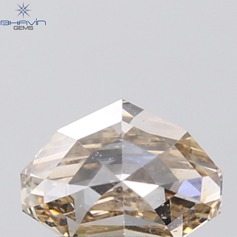 1.18 CT Shield Natural Brown Diamond SI1 Clarity (7.46 MM)