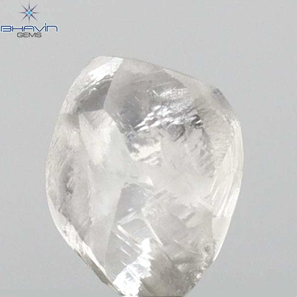 0.51 CT Rough Shape Natural Diamond White Color VS1 Clarity (5.60 MM)