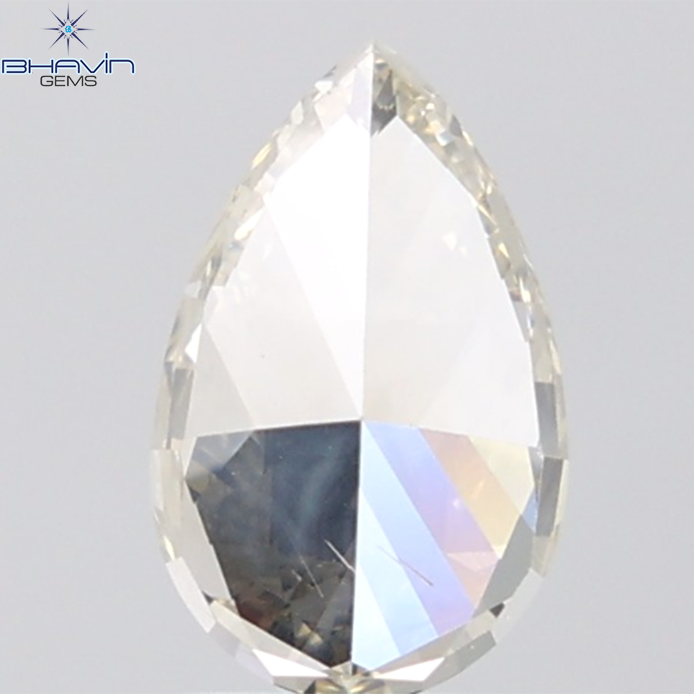 2.17 CT Pear Diamond Natural Yellow Color VS1 Clarity (10.16 MM)