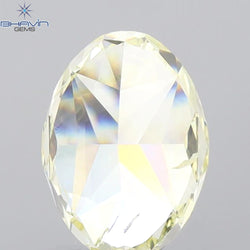 1.01 CT Oval Shape Natural Diamond Yellow Color I1 Clarity (7.00 MM)