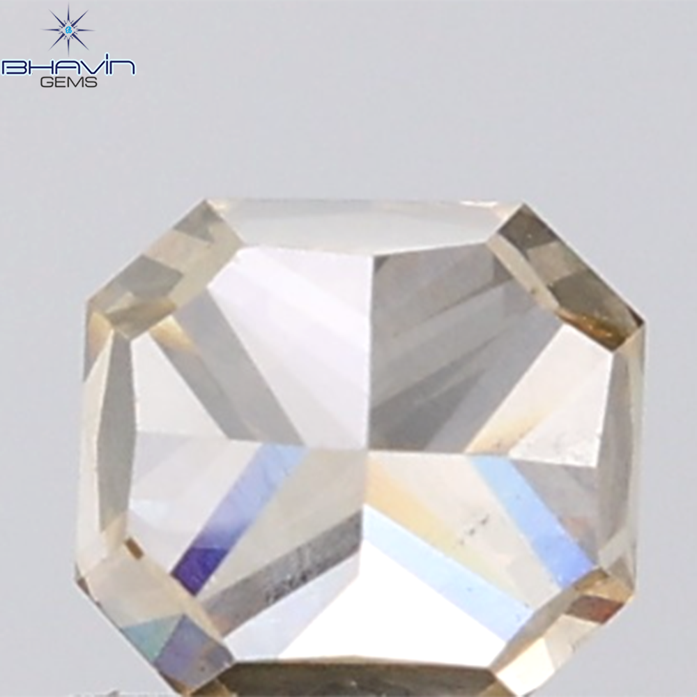 1.02 CT Radiant Natural Brown Diamond SI Clarity (5.42 MM)