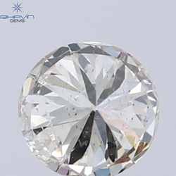 0.31 CT Natural Round Diamond Brown Color Clarity SI2 (4.32 MM)