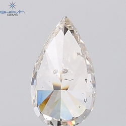0.90 CT Pear Diamond Natural White Color SI2 Clarity (8.21 MM)