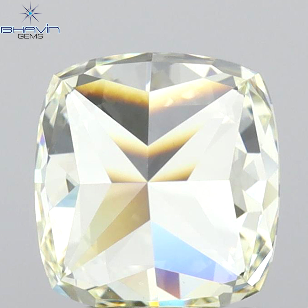 GIA Certified 1.02 CT Cushion Diamond Natural Yellow Color I1 Clarity (5.53 MM)