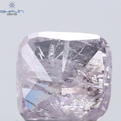 0.23 CT Radiant Diamond Natural Pink Color I3 Clarity (3.44 MM)