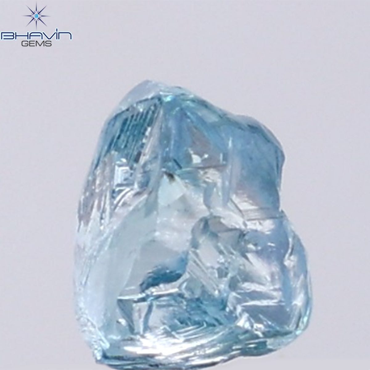 0.49 CT ラフシェイプ ナチュラル ダイヤモンド ピンク色 I3 クラリティ (4.90 MM)