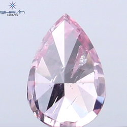 0.07 CT ペアシェイプ 天然ダイヤモンド ピンクカラー SI1 クラリティ (3.52 MM)