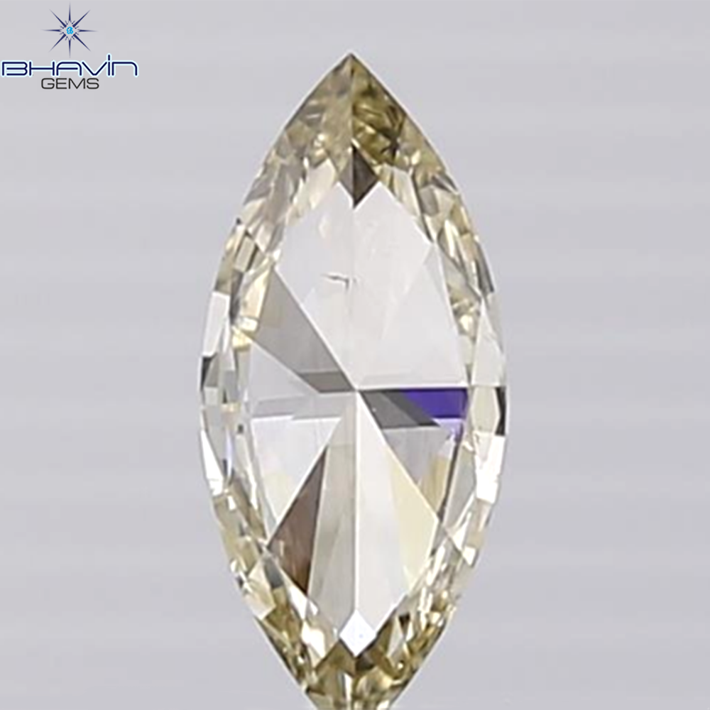 0.38 CT Marquise Shape Natural Loose Diamond Yellow Color VS2 Clarity (8.32 MM)