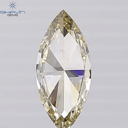0.38 CT Marquise Shape Natural Loose Diamond Yellow Color VS2 Clarity (8.32 MM)
