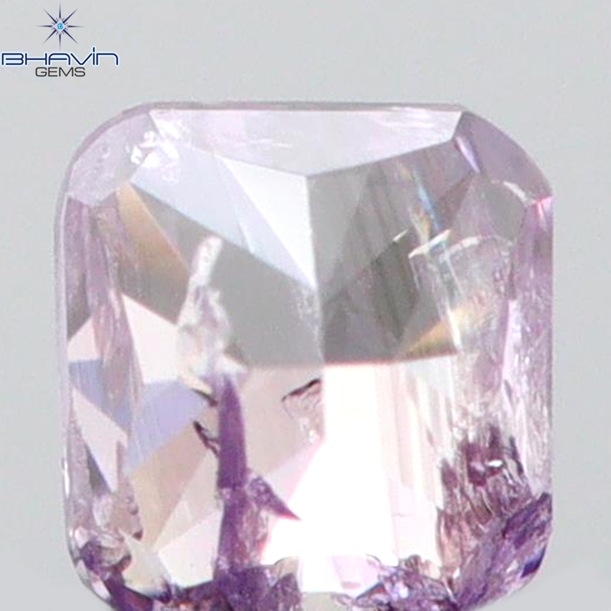 0.05 CT クッションシェイプ 天然ダイヤモンド ピンクカラー VS2 クラリティ (2.28 MM)