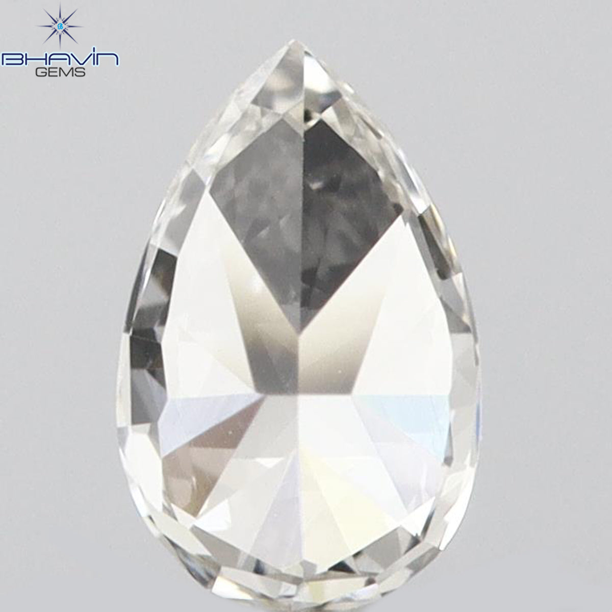 0.08 CT ペアシェイプ ナチュラル ダイヤモンド ピンク色 VS1 クラリティ (3.45 MM)