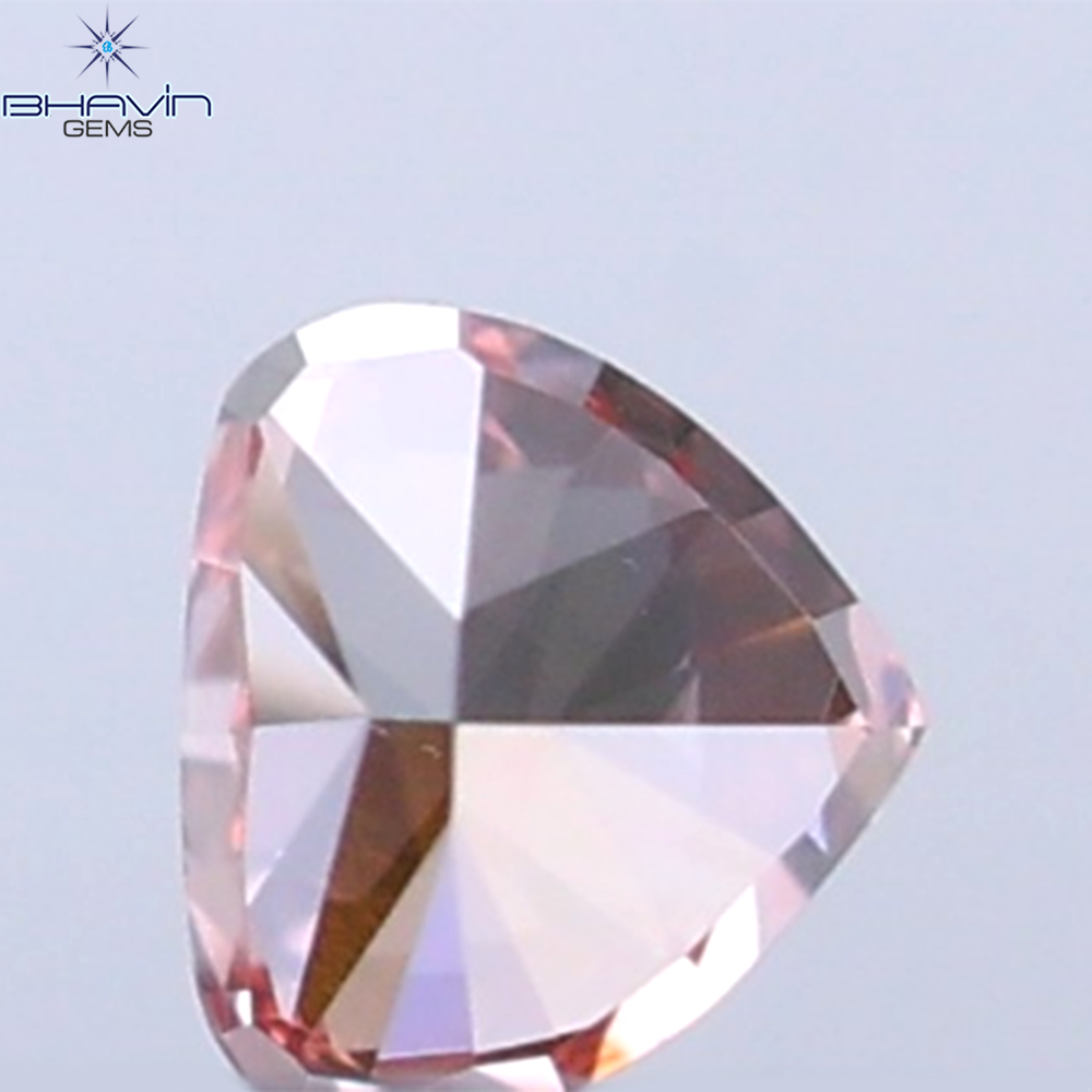 0.07 CT ペアシェイプ 天然ダイヤモンド ピンクカラー SI1 クラリティ (3.52 MM)